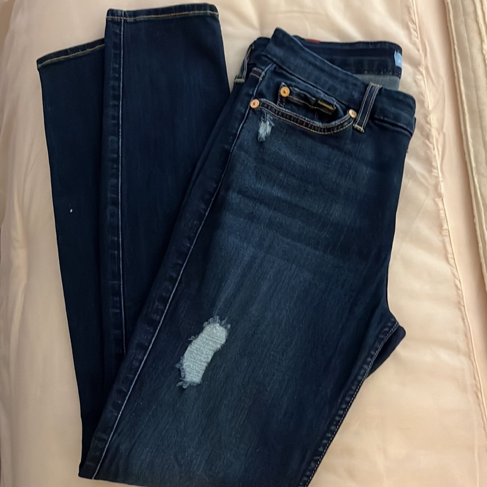7 For All Mankind b(air) Ankle Skinny Jean